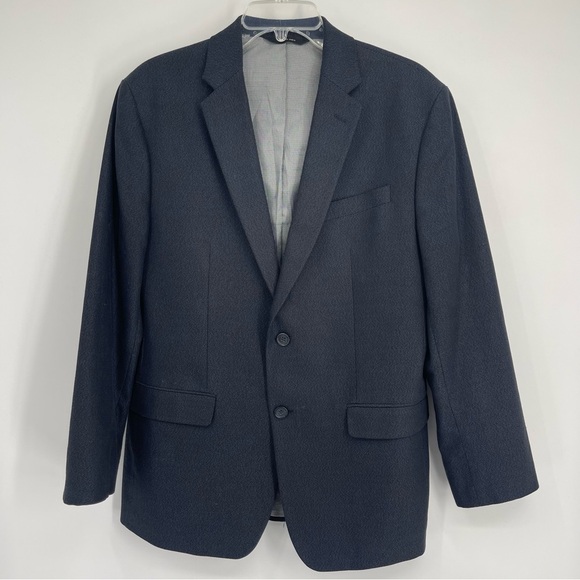 Banana Republic Other - Banana Republic Mens Sport Coat Blazer Two Button Suit Jacket Blue 42R Slim Fit